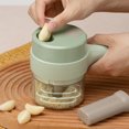 thumbnail image 4 of Cortador de verduras de cocina cortador eléctrico inalámbrico para frutas triturador de ajo picador Hugtrwg Para estrenar, 4 of 9
