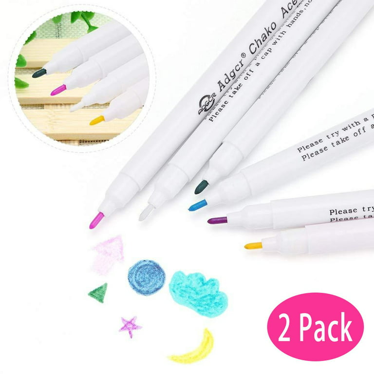 Pens, Erasable Pen 12 PACK Pens Disappearing Ink Marking Pen Water Soluble Fabric  Pen Assorted Pens Home For Stitchcross Stitch For Cloth Sewing 