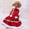 thumbnail image 6 of YUEHAO Christmas Sweaters for Dogs,  Pet Supplies Pet Dog Dress Solid Color Christmas Coat Sweatshirt Vest Pets Cat Warm Red, 6 of 9