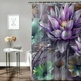 thumbnail image 2 of JRXY Waterproof Shower Curtain Multiple Sizes 72x72, 2 of 7