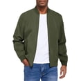 thumbnail image 3 of Men's Track Jacket Stand Collar Full Zip Up Lightweight Athletic Workout Running Jacket with Zipper Pockets, M, 3 of 8