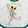 thumbnail image 4 of Inktastic Cute Dancing Skeleton Boys or Girls Baby Bib, 4 of 4