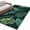 Black, variant on Tropical Plants Round Area Rug 3Ft Washable Small Circle Rugs for Kitchen Entryway, Summer Watercolor Green Palm Leaves Non-Slip Carpet Floor Mats Indoor Outdoor Carpet Runner Aesthetic Home Decor