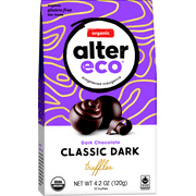 Alter Eco - Classic Dark Organic Chocolate Truffles, 10 Ct.