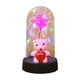 thumbnail image 2 of Adornos para San Valentín, regalos para San Valentín, flores preservadas y osito de peluche con forma de corazón y rosa, luz nocturna decorativa de plástico., 2 of 6