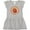 AC-Heather Grey, variant on Happy Thanksgiving with Cute Turkey Girls Toddler Dress