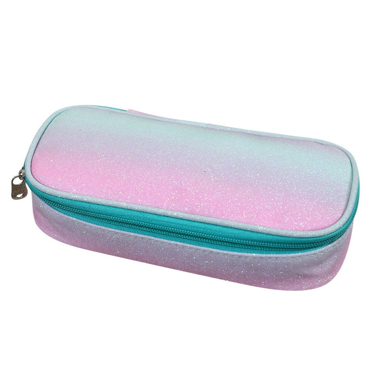 Large Capacity Pencil Case With Zippered Portable Aesthetic Pencil Pouch