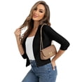 thumbnail image 7 of Traleubie Women's Sweater 3/4 Sleeve Cropped Elegant Shrugs Cardigan for Women, 7 of 7