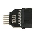 thumbnail image 3 of Divisor de placa base usb, encabezado interno seguro multifunció múltiple fácil de usar para el adaptador de conversión para la computadora, 3 of 7