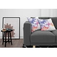 thumbnail image 3 of Ambesonne Watercolor Throw Pillow Cover 2 Pack, Fantasy Butterflies, 16", Violet Blue Orange Pink, 3 of 7