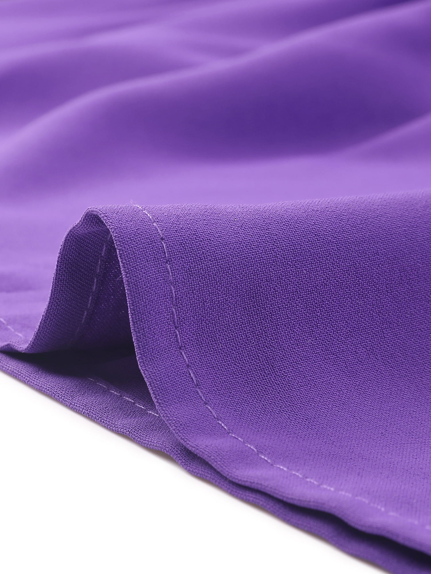 DARING DIVA V Neck Long Sleeve Ruffle Flowy Midi Dress S Purple