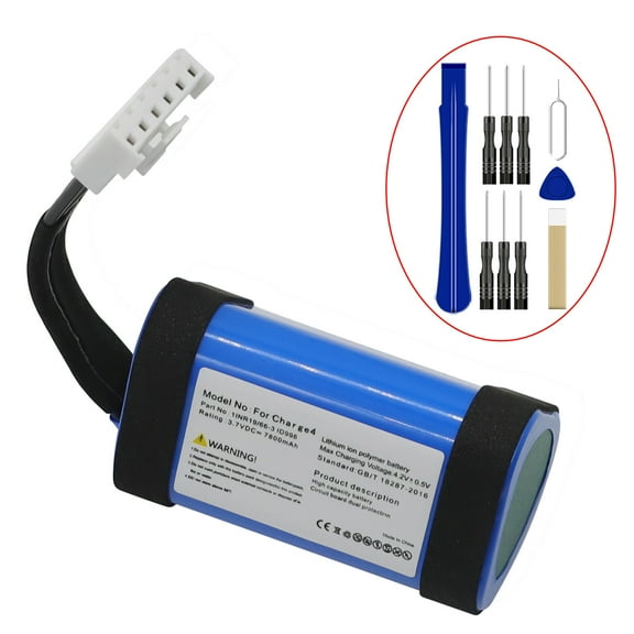 ID998 Li-ion 7800mAh Battery For JBL Charge 4, 1INR19/66-3, SUN-INTE-118, IAA011NA, JBLCHARGE4BLKAM, JBLCHARGE4BLUAM, JBLCHARGE4REDAM, JBLCHARGE4GRYAM, JBLCHARGE4TEALAM, JBLCHARGE4WHTAM