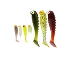 thumbnail image 2 of 5PC Biqianwo Fishing Lures 1.2g Soft  Luminous Bait Simulation T Tail Small Bionic Fishing Gear 5.5cm 7Cm, 2 of 9