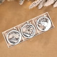 thumbnail image 4 of 6 Pcs Creative Christmas Tree Ornament Reindeer Snowman Xmas Round Hanging Pendants Decorations, 4 of 6