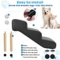 thumbnail image 4 of Avaloomia Home Dog Stairs for Small Dogs, 3-Step Non-Slip Waterproof Pet Stairs Ramp for Bed, 15.7" H, Black, 4 of 8