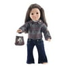 "Plaid Jacket & Jeans Outfit - 18 Inch Doll Clothes/clothing Fits American Girl and Other 18"" Dolls - Includes Accessories"