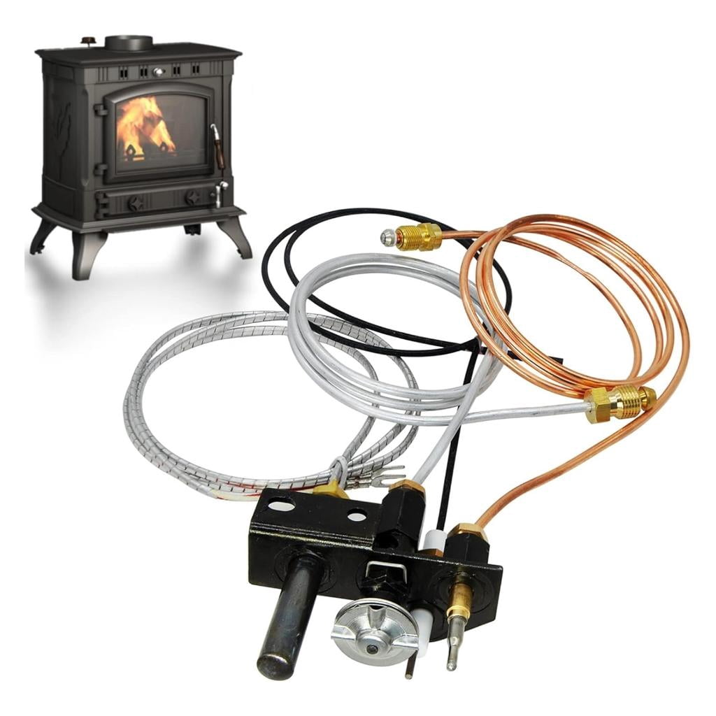 Water Heater Replacement Parts with Thermocouple and Tubing Water Heater Electrode for Various Water Heater Models