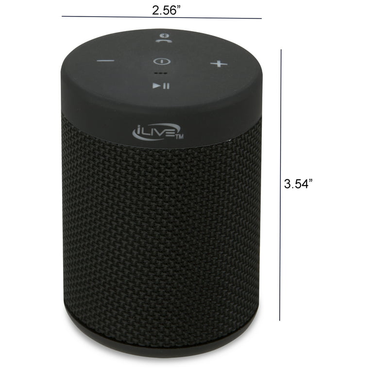 iLive ISBW108 Waterproof Fabric Wireless Bluetooth Speaker - Black | Lautsprecher