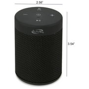 iLive ISBW108 سماعة بلوتوث لاسلكية من القماش المقاوم للماء - أسود