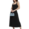 thumbnail image 4 of Vestido De Tirantes Sin Mangas Para Mujer Vestido De Fiesta Largo Con Cuello En U De Color SóLido De Verano, 4 of 4