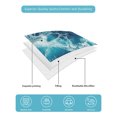 thumbnail image 4 of Full Size Quilt Bedding Set, Blue Waves Reversible Summer Quilt 3 Pieces, Modern Summer Ocean Coastal Nautical Lightweight Bedspreads Coverlets with 2 Pillow Shams for All Seasons, 4 of 5