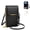 Black, variant on TouchScreen Phone Crossbody Bag for Women, Anti Theft Leather Cell Phone Small Purse with Clear Window for Travel, Shopping & Everyday Use-Brown