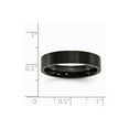 thumbnail image 6 of White Stainless Steel Ring Band Wedding Standard Flat, 6 of 6