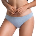 thumbnail image 1 of Gibobby Braguitas Slim Fit Bragas algodón para mujer, cintura alta, total, bragas para mujer（Gris， M), 1 of 5