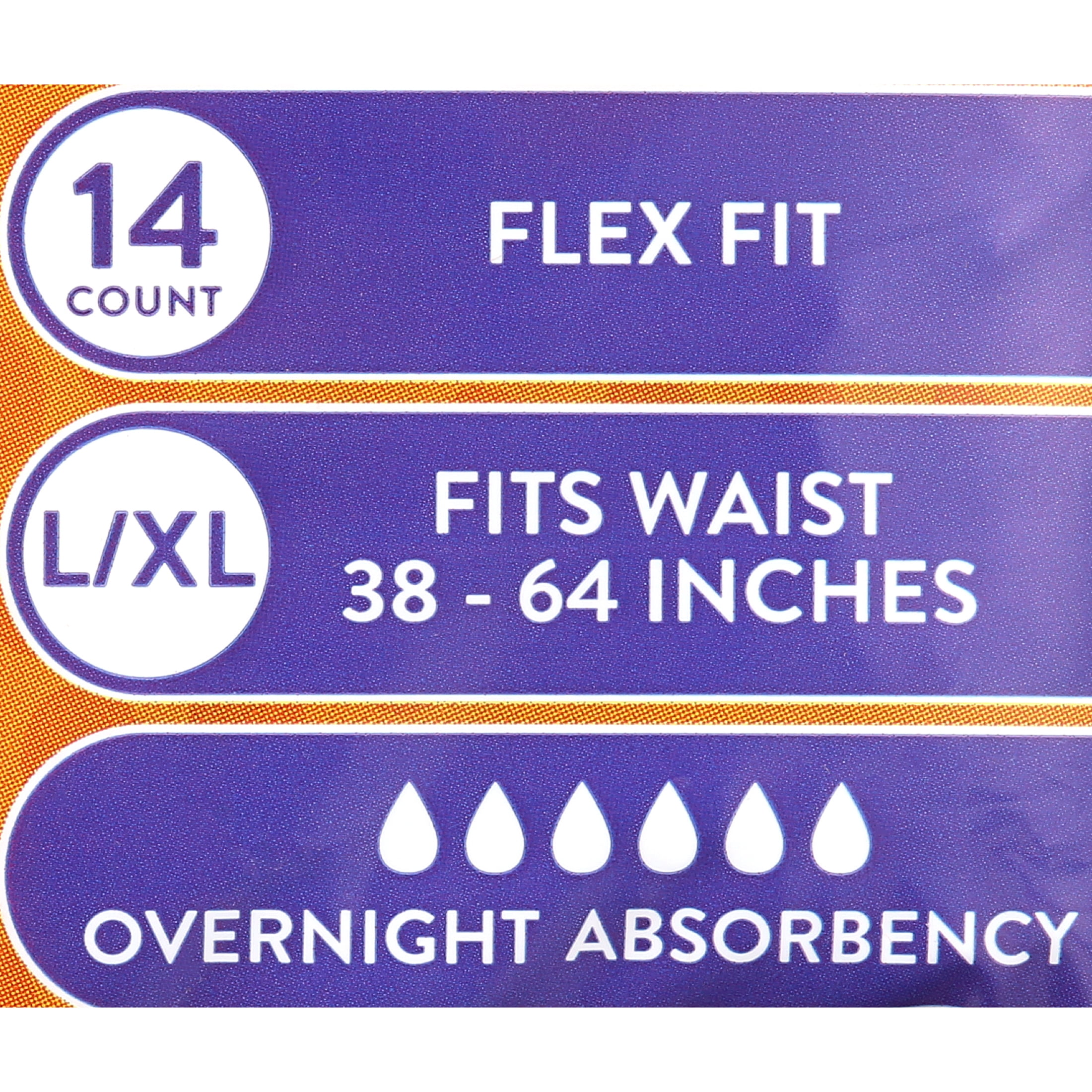 Assurance Unisex Underwear, Overnight Absorbency, L/XL, (56 Count)