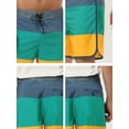 thumbnail image 6 of NOMADIC NOOK Men's Shorts Striped Beach Shorts Color Block Board Surfing Shorts 2 Pack, 6 of 6