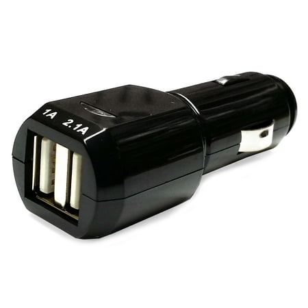 EpicDealz Dual USB Car Charger 3.1Amp 15.5W - 1.0&2.1A Smart Power Supply For HTC Wildfire S -