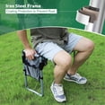 thumbnail image 6 of TRY & DO Garden Kneeler and Seat  Garden Workseat, Smart Folding Gardening  EVA Foam Kneeling Pad Detachable Dual Tool Pouch 2 in 1 Portable Gardening Stools for Back Yard Outdoor Fishing, 6 of 8