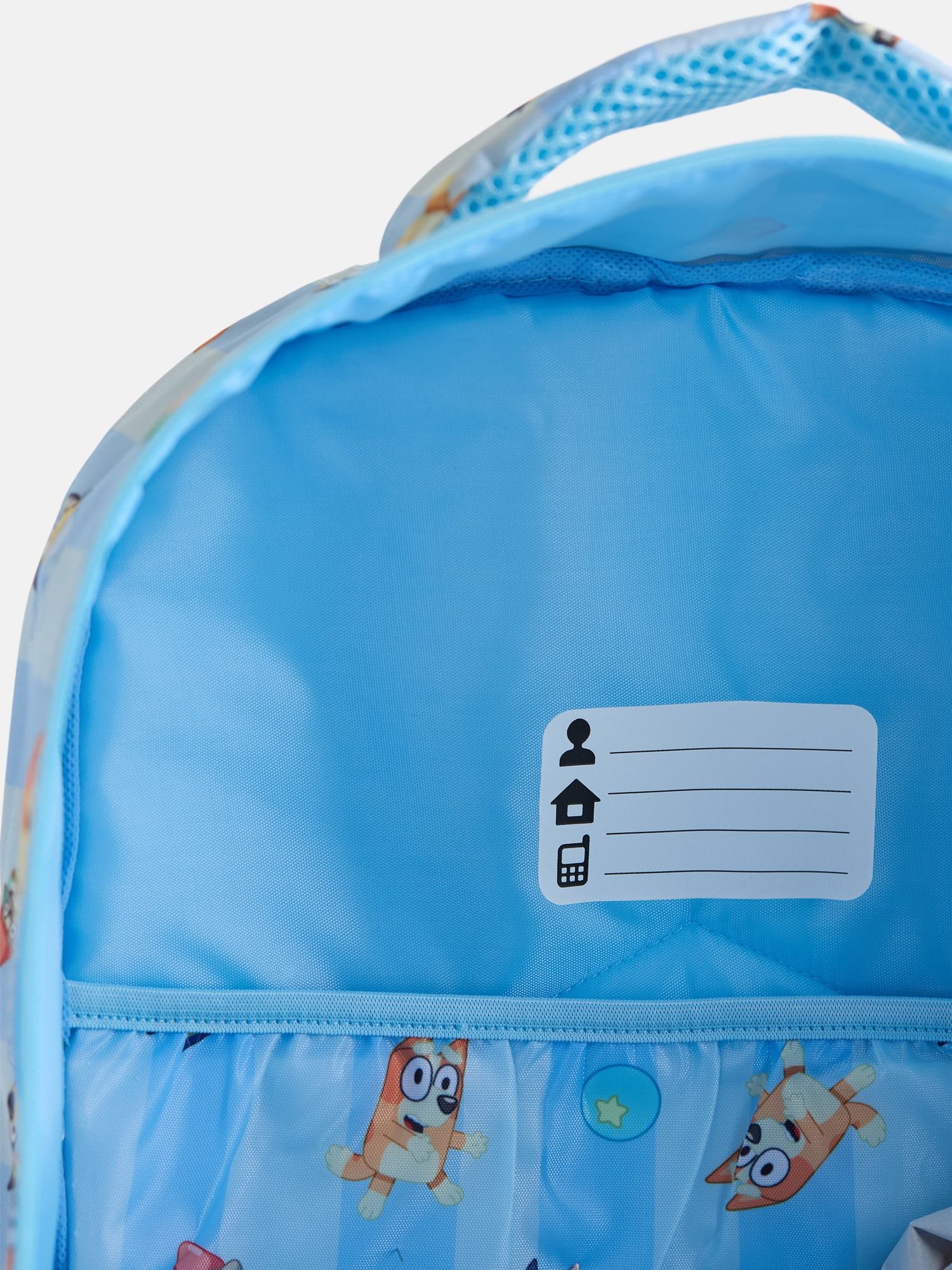 BBC Bluey Unisex Striped Sister Dance Backpack Set with Lunch Bag and Headphones, 3 Piece