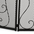 thumbnail image 5 of Melik Modern Iron Fireplace Screen, Matte Black, 5 of 7