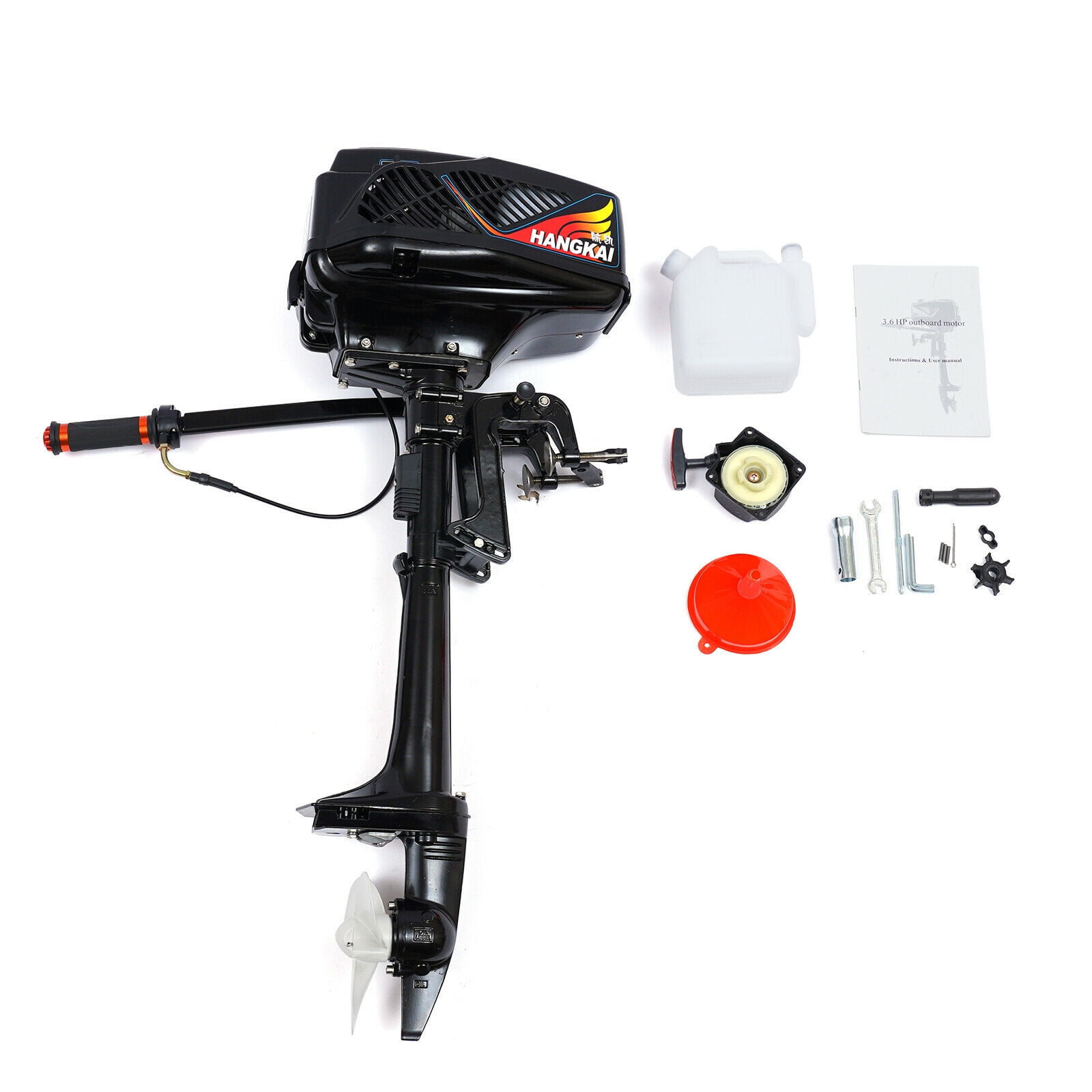 3.6 HP 2 Stroke Outboard Motor Boat Engine With Water Cooling CDI System NEW! 
