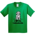 thumbnail image 3 of Inktastic I Love My Goldendoodle Dog Youth T-Shirt, 3 of 5
