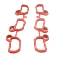 thumbnail image 1 of 2Pcs Intake Manifold Gasket Replacement Sets, Red Rubber, for Engine Block, 1 of 7