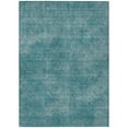 thumbnail image 2 of 3' X 5' Teal Blue Washable Indoor Outdoor Area Rug, 2 of 5