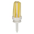 thumbnail image 2 of Sport  Tee,  Ball Brush Tee Convenient Practical Universal Hit Resistant  For Long Distant Hit 70mm-White And Yellow, 2 of 8