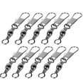 thumbnail image 4 of Giratorios De Pesca Y Conector De Anillo En Ocho Formas, Giratorios De Barril De Pesca, Herramientas De Pesca, Anillos Conectores Para 6 #8 #10 #12 #14 # 200 Uds. qarigey OD013295-00, 4 of 6