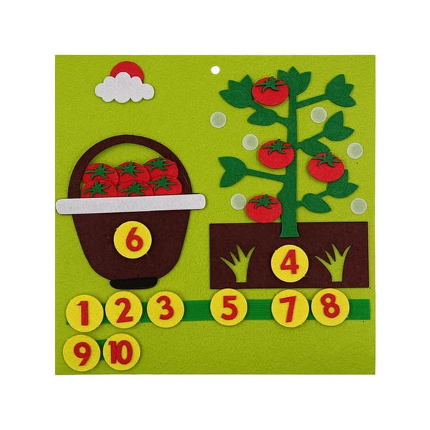 Juegos de juegos Montessori Dibujos animados Bijpassende Peuter Leer actividades Juegos de juegos tomate