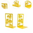 thumbnail image 6 of colcolo Ginkgo Ends Bookshelf Decor Book Stopper for Office Bedroom School Yellow, 6 of 8
