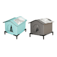 thumbnail image 3 of Feral Cat Shelter Outdoor Feral Cat Houses Cat Outside House Waterproof Enclosed Pet Tent Insulated Cat House, 3 of 4