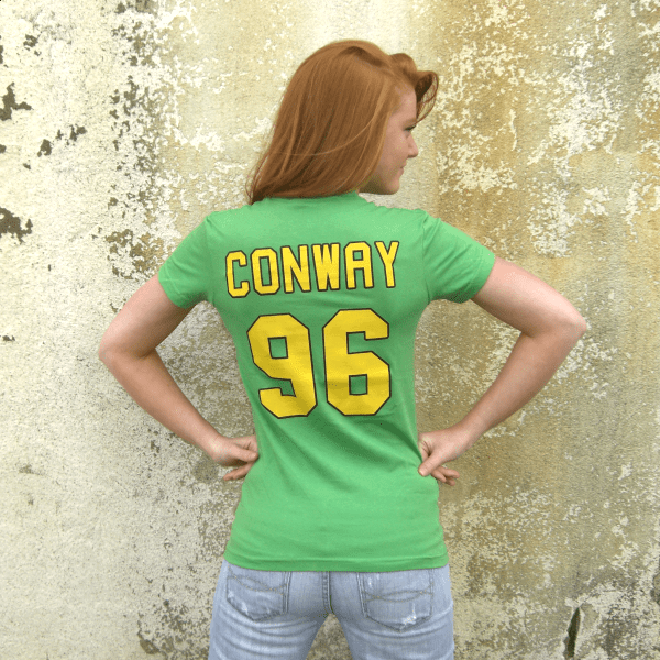 Charlie Conway #96 Mighty Ducks Movie Jersey T-Shirt Hockey Costume Captain  