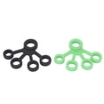 thumbnail image 1 of Ejercitador de dedos, 2 piezas de silicona para dedos, estirador de dedos de silicona, banda de resistencia para dedos, probado profesionalmente, 1 of 8