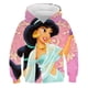 thumbnail image 1 of Niños princesa Jasmine sudaderas con capucha de dibujos animados ropa niña gráfico 3D Sudadera con capucha niños otoño primavera princesa Jasmine Pullover10T Gao Jinjia LED, 1 of 2