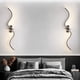 thumbnail image 5 of Lámpara de pared creativa de estilo europeo, lámpara de pared minimalista moderna y minimalista para dormitorio, lámpara LED creativa con escalera, 5 of 5