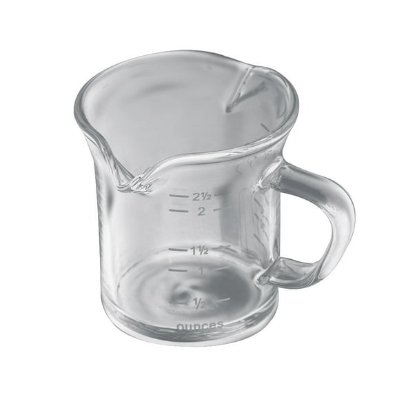 70ml Mini Glass Measuring Cup with handle Shot Glass Espresso Jugs Measure Cup Glass Round Graduated Beaker Measuring Cup for Bar Party Wine Cocktail Drink Shaker Milk Coffee small