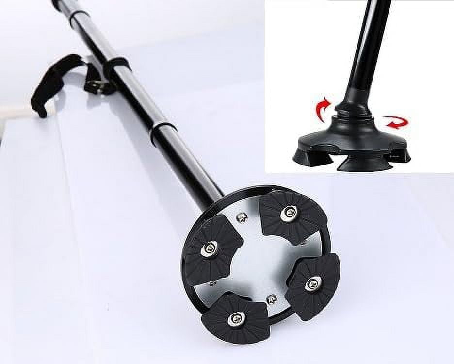 Shorter Cane | Adjustable from 27-32 inches | Self Standing | 4 Rubber Feet | LED Light | Hurry Before They are Gone | Great Walking Cane | As Seen On TV Cane | Foldable | Wrist Strap | Color is Black