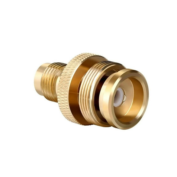 APPLAYERR 3/8 Male Flare to 1lb Propane Regulator Adapter for Grills Stoves Heaters Smokers 100% Brass Secure Connection